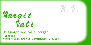 margit vali business card